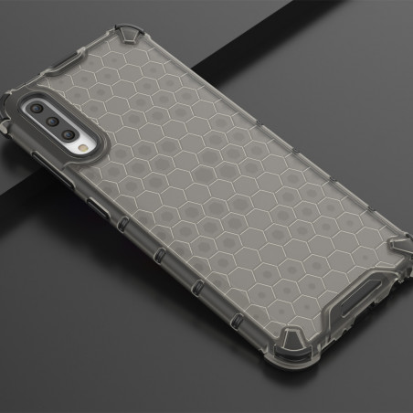Coque Antichoc Modèle Nid d'Abeille Samsung Galaxy A70 (A705F) - Gris Anthracite