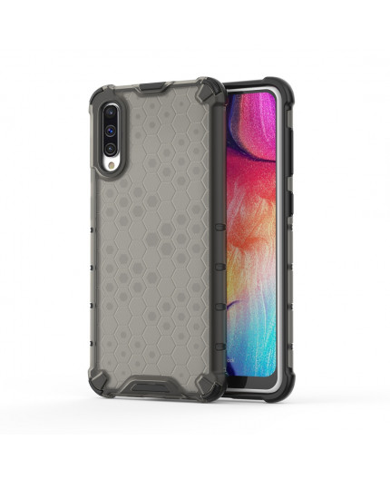 Coque Antichoc Modèle Nid d'Abeille Samsung Galaxy A50 (A505F)/A50s (A507) - Gris Anthracite