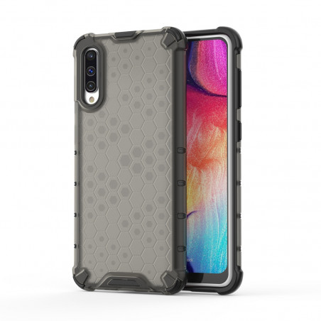 Coque Antichoc Modèle Nid d'Abeille Samsung Galaxy A50 (A505F)/A50s (A507) - Gris Anthracite