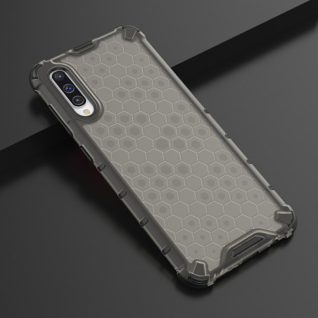 Coque Antichoc Modèle Nid d'Abeille Samsung Galaxy A50 (A505F)/A50s (A507) - Gris Anthracite