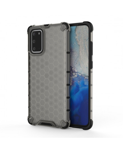 Coque Antichoc Modèle Nid d'Abeille Samsung Galaxy S20 Plus (G985F) - Gris Anthracite