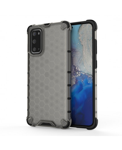 Coque Antichoc Modèle Nid d'Abeille Samsung Galaxy S20 (G980F) - Gris Anthracite