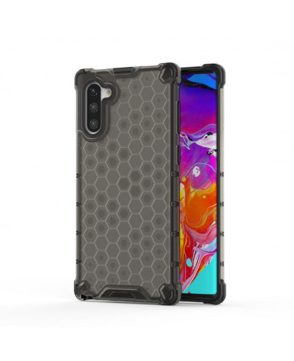 Coque Antichoc Modèle Nid d'Abeille Samsung Galaxy Note 10 (N970F) - Gris Anthracite