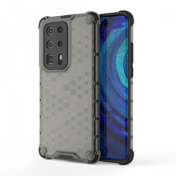 Coque Antichoc Modèle Nid d'Abeille Huawei P40 Pro - Gris Anthracite
