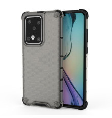 Coque Antichoc Modèle Nid d'Abeille Huawei P40 - Gris Anthracite