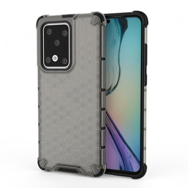 Coque Antichoc Modèle Nid d'Abeille Huawei P40 - Gris Anthracite