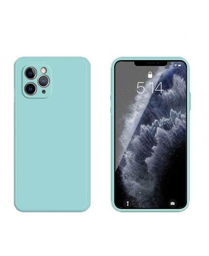 Coque Silicone avec Protection optique iPhone 11 Pro Max - Bleu Méditerranée