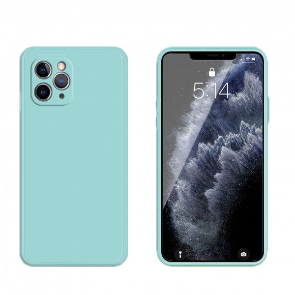 Coque Silicone avec Protection optique iPhone 11 Pro Max - Bleu Méditerranée