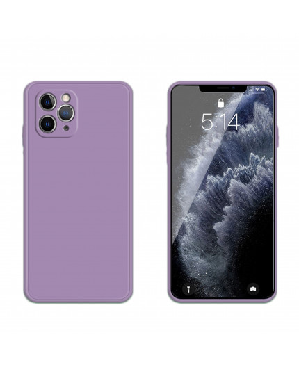Coque Silicone avec Protection optique iPhone 11 Pro - Mauve