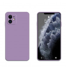 Coque Sillicone avec Protection optique iPhone 11 - Mauve