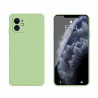 Coque Silicone avec Protection optique iPhone 11 - Vert Matcha