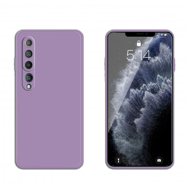 Coque Silicone avec Protection optique Xiaomi Mi 10 -  Mauve