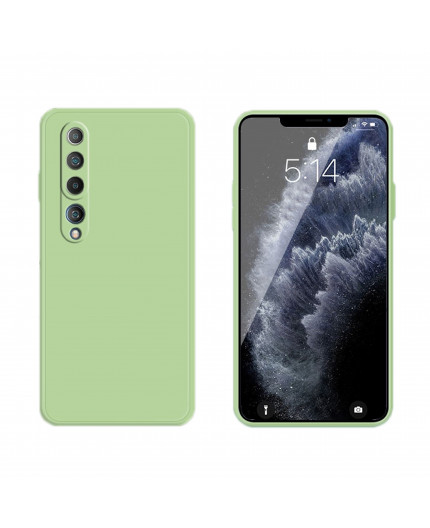 Coque Silicone avec Protection optique Xiaomi Mi 10 - Vert Matcha
