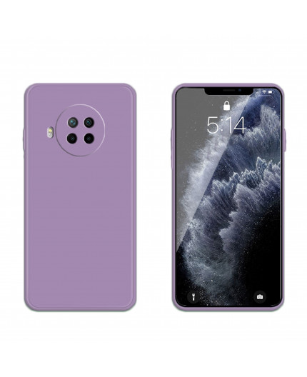 Coque Silicone avec Protection optique Xiaomi Redmi Note 9 Pro -  Mauve