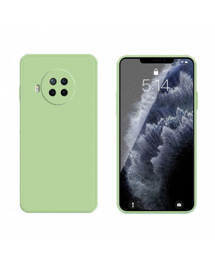 Coque Silicone avec Protection optique Xiaomi Redmi Note 9 Pro - Vert Matcha