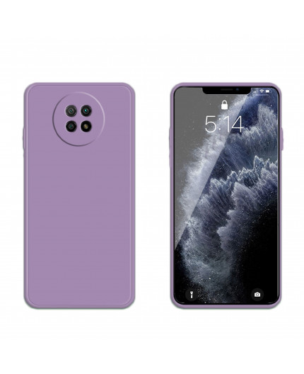 Coque Silicone avec Protection optique Xiaomi Redmi Note 9 - Mauve