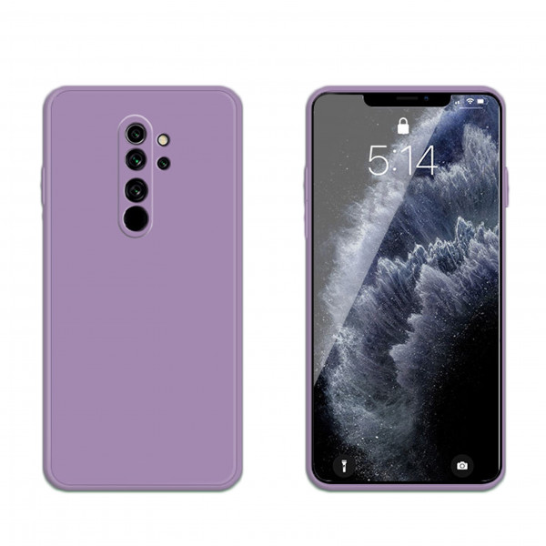 Coque Sillicone avec Protection optique Xiaomi Redmi Note 8 Pro - Mauve