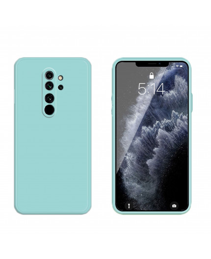 Coque Silicone avec Protection optique Xiaomi Redmi Note 8 Pro - Bleu Méditerranée