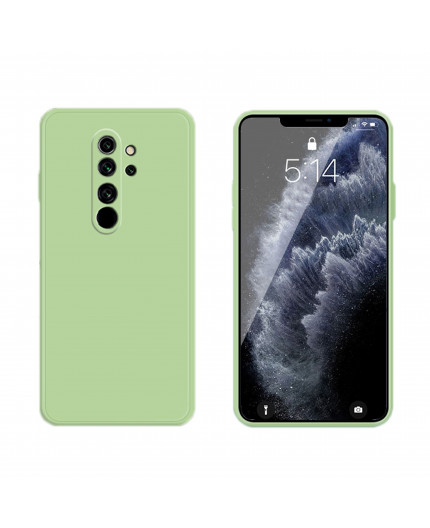 Coque Silicone avec Protection optique Xiaomi Redmi Note 8 Pro - Vert Matcha