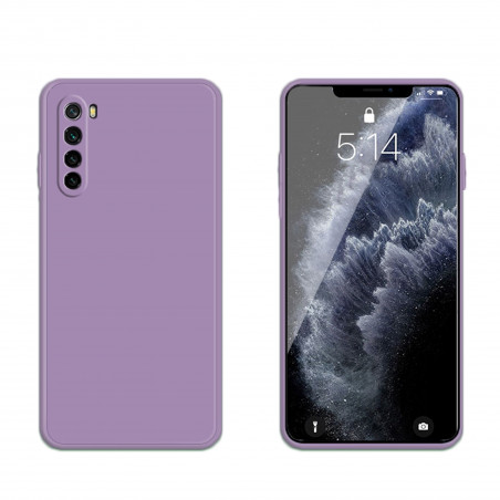 Coque Silicone avec Protection optique Xiaomi Redmi Note 8 - Mauve