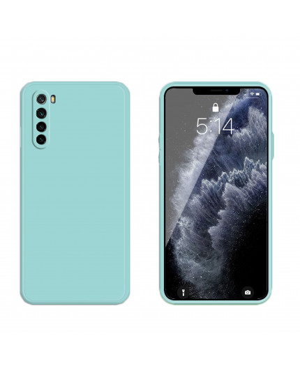 Coque Silicone avec Protection optique Xiaomi Redmi Note 8 - Bleu Méditerranée