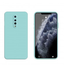 Coque Silicone avec Protection optique OnePlus 8 - Bleu Méditerranée