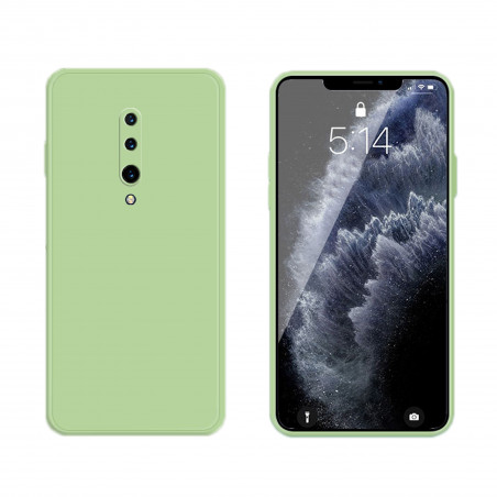 Coque Silicone avec Protection optique OnePlus 7 Pro - Vert Matcha