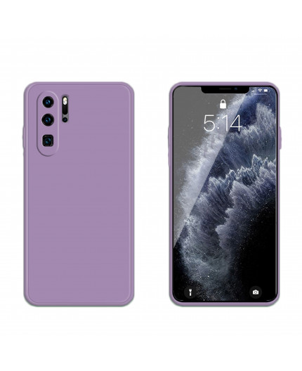 Coque Silicone avec Protection optique Huawei P30 Pro - Mauve