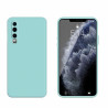 Coque Silicone avec Protection optique Huawei P30 - Bleu Méditerranée