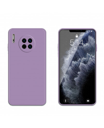 Coque Silicone avec Protection optique Huawei Mate 30 Pro - Mauve