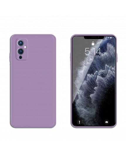 Coque Silicone avec Protection optique OnePlus 9 - Mauve