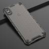 Coque Antichoc Modèle Nid d'Abeille iPhone XS Max - Gris Anthracite