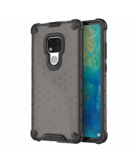 Coque Antichoc Modèle Nid d'Abeille Huawei Mate 20 - Gris Anthracite