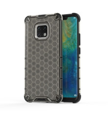 Coque Antichoc Modèle Nid d'Abeille Huawei Mate 20 Pro - Gris Anthracite
