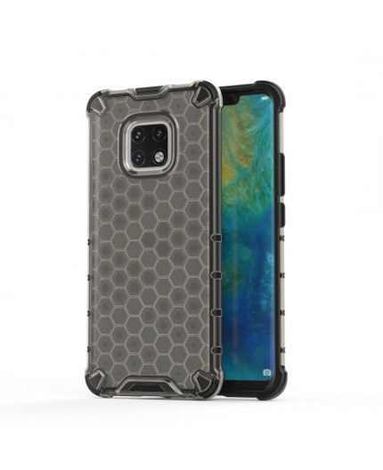 Coque Antichoc Modèle Nid d'Abeille Huawei Mate 20 Pro - Gris Anthracite