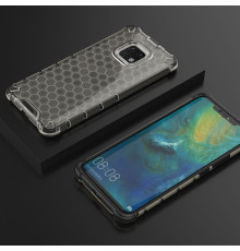 Coque Antichoc Modèle Nid d'Abeille Huawei Mate 20 Pro - Gris Anthracite