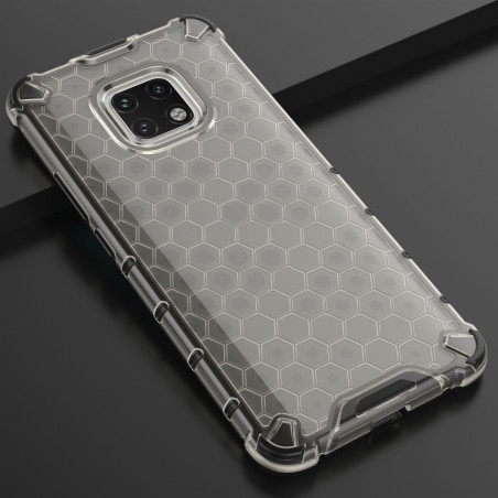 Coque Antichoc Modèle Nid d'Abeille Huawei Mate 20 Pro - Gris Anthracite