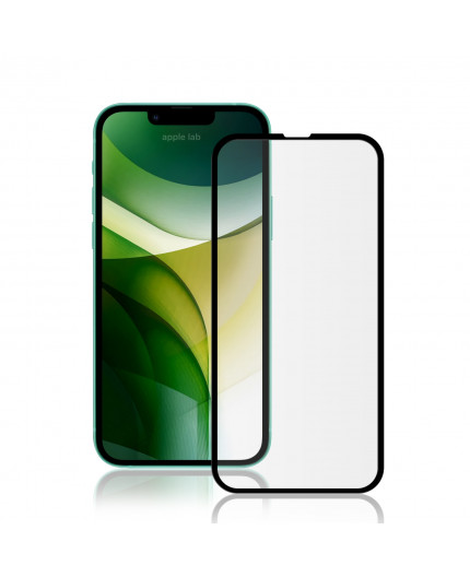 Film en Verre Trempé Intégral iPhone 13 Mini - Contour Noir
