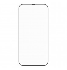 Film en Verre Trempé Intégral iPhone 13 Pro Max et 14 Plus - Contour Noir