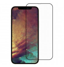 Film en Verre Trempé Intégral iPhone 13 Pro Max et 14 Plus - Contour Noir