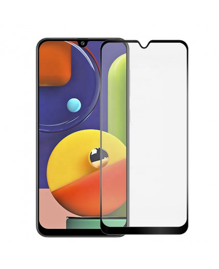 Verre Trempé Intégral Samsung Galaxy A50s (A507F) et  A30S (A307F) - Contour Noir