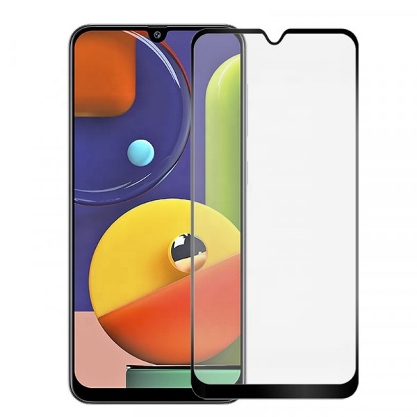 Verre Trempé Intégral Samsung Galaxy A50s (A507F) et  A30S (A307F) - Contour Noir