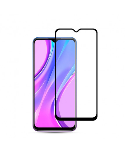 Film en Verre Trempé Intégral Xiaomi Redmi 9 - Contour Noir