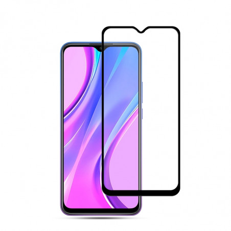 Film en Verre Trempé Intégral Xiaomi Redmi 9 - Contour Noir