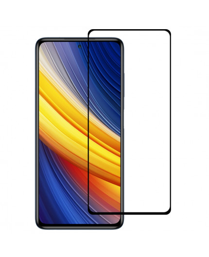 Film en Verre Trempé Intégral Xiaomi Poco X3 - Contour Noir