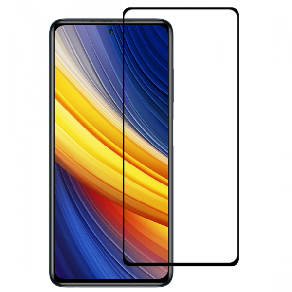 Film en Verre Trempé Intégral Xiaomi Poco X3 - Contour Noir