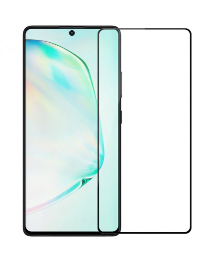 Film en Verre Trempé Intégral Samsung Galaxy S10 Lite (G770F) - Contour Noir