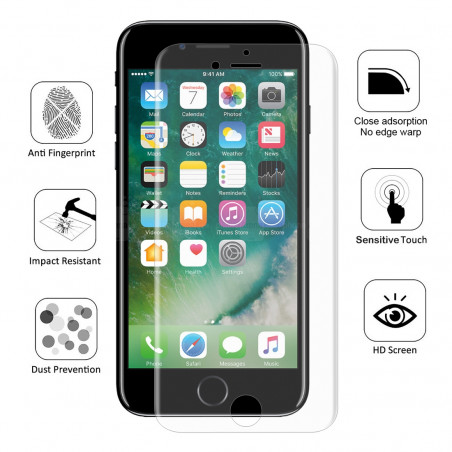 Film de Protection Hydrogel pour écran iPhone 7 Plus et 8 Plus