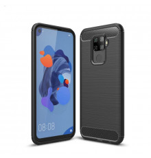Coque en Fibre de Carbone Huawei Mate 30 Lite - Noir