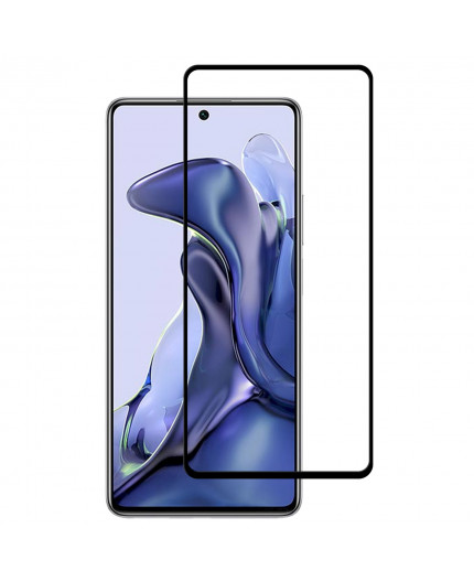 Film en Verre Trempé Intégral Xiaomi Mi 11T et Mi 11T Pro - Contour Noir